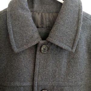 Structure wool jacket